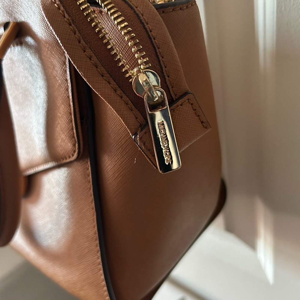 Michael Kors Tan Satchel with Gold Hardware - Picture 5 of 11